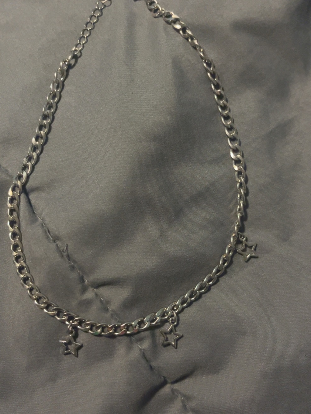 Silver Star Charm Chain Necklace - Women Jewelry